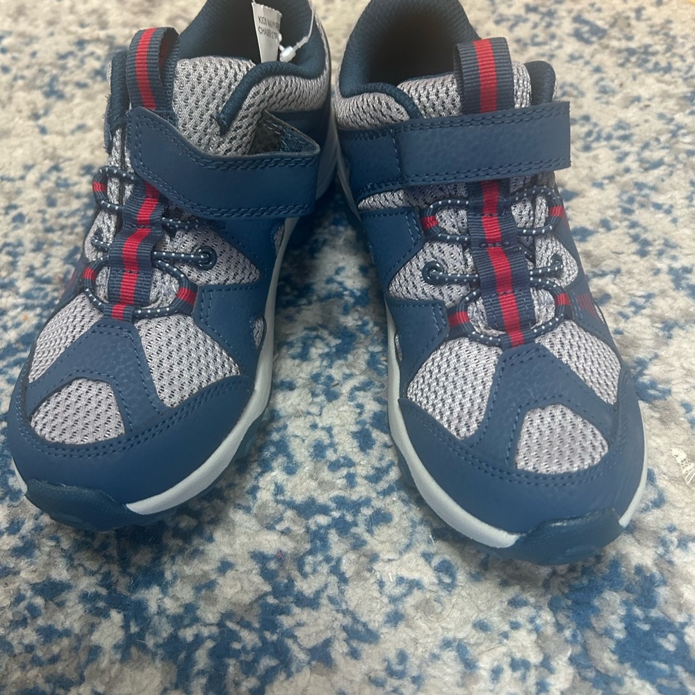 Stylish Blue and Gray Kids Sneakers